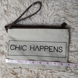 "Chic happens" make up bag